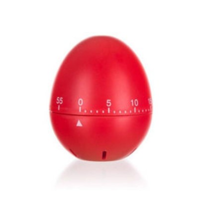 A18222 Minútka Culinaria Vajíčko 7 cm červená 